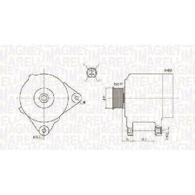 Generátor MAGNETI MARELLI 063731907010