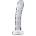 SuperLove Glass Perfect Cock Dildo Clear