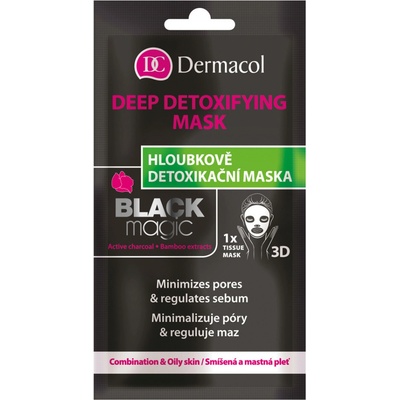 Dermacol Textilné maska Detoxikačný Black Magic 15 ml
