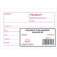 Igaz 193 Príjmový pokladničný doklad bez DPH -100 listov