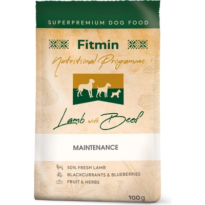 Fitmin Medium & Maxi Maintenance Lamb & Beef 0,1 kg
