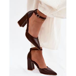 Step in style Дамски обувки на дебел ток модел 227164 Step in style