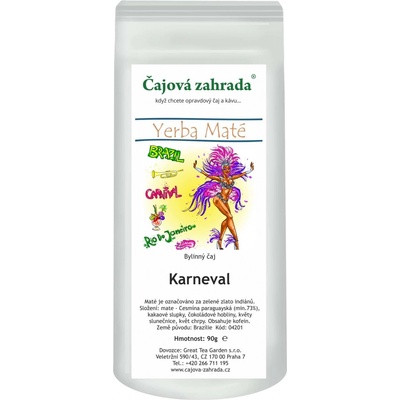 Čajová zahrada Mate Karneval mate čaj 1 kg