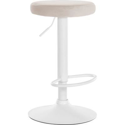 Design-Shop Ponte samet Krémová / bílý