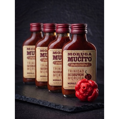 Seminka-chilli.cz Mučíto Moruga chilli omáčka 4 x 100 ml