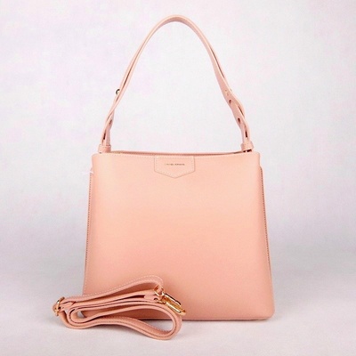 David Jones Tříoddílová kabelka na rameno i crossbody 7060-2 matně růžová