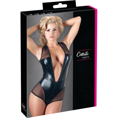 Cottelli - Lesklé síťované body černé