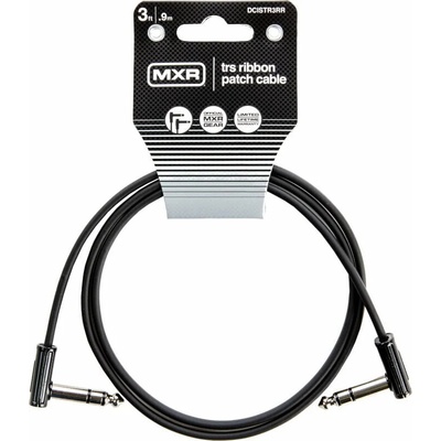 Dunlop MXR DCISTR3RR Ribbon TRS Cable 90 cm Ъглов - Ъглов Пач кабел (DCISTR3RR)