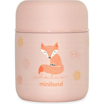Miniland Termoska na jídlo růžová 280 ml