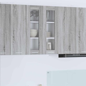 vidaXL Висящ шкаф Сив Сонома 60 x 31 x 80 см Инженерна дървесина (884319)