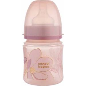 Canpol babies Бебешко антиколик шише Canpol - Easy Start, Gold, 120 ml, розово (35/239_pin) - ozone