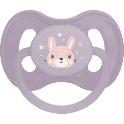 Canpol babies gumový cumlík čerešňa Cute Animals fialová