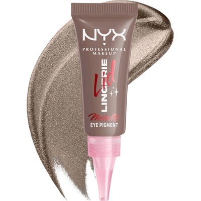 NYX Professional Makeup Lid Lingerie krémové oční stíny Granite Grind 6 ml