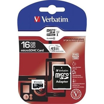 Verbatim MicroSDHC 16 GB 44082