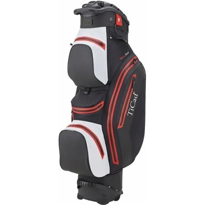 Ticad QO 14 Premium Water Resistant Black/White/Red Чантa за голф