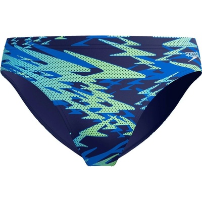 Speedo pánske plavky Hyperboom Print Brief 2,5 modré /navy