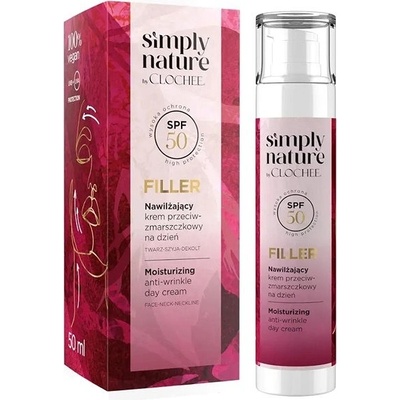 Simply Nature by Clochee FILLER SPF 30 Hydratační antioxidační denní krém 50 ml