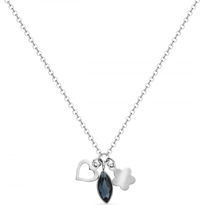 Spark černý se Swarovski Elements Serenity NMIX2201GT Graphite