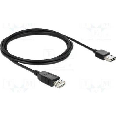 Delock 83371 USB 2.0 USB A zásuvka USB A zástrčka dvoustranná 2m