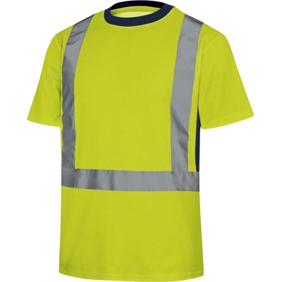 Delta NOVA Unisex reflexné tričko fluo žltá M