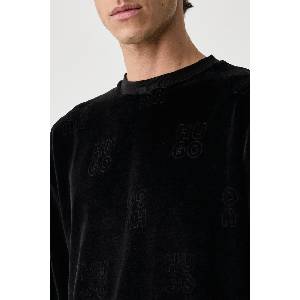 HUGO BOSS домашен суичър мъжки с памук veloro sweatshirt (50571215)