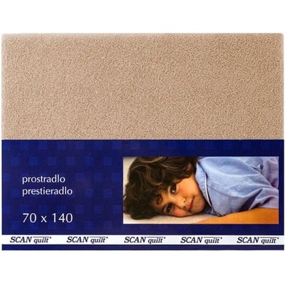 Scanquilt plachta froté orechová 70x140