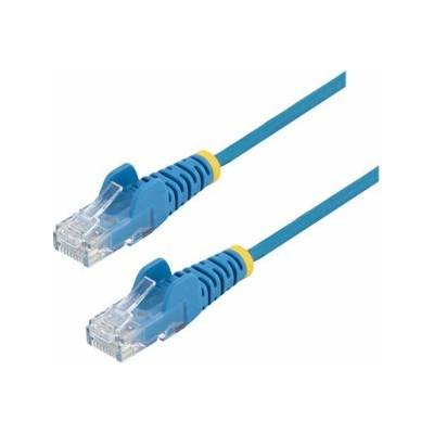 Startech N6PAT100 Slim LSZH CAT6 10 Gigabit Snagless RJ45 100W PoE Patch CAT 6 10GbE UTP 1m modrý