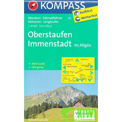 Oberstaufen,Immenstadt im Allgau 1:25 t. laminovaná