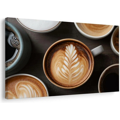 Obraz kávové umění s latté - 30x20