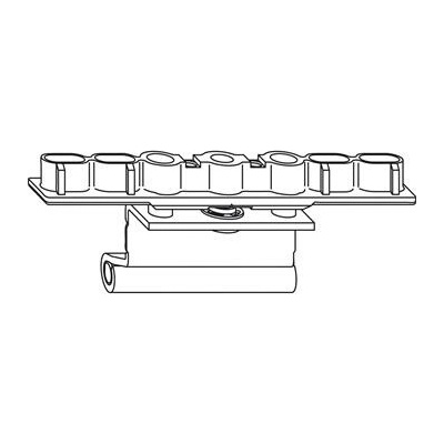 WINKHAUS výklopný pant KB.K.20-13 12/20-13V 80 kg stříbrný