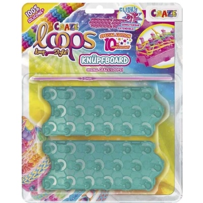 CRAZE Творчески комплект, Craze, Loops, Комплект подложки и кука за плетене на гривни