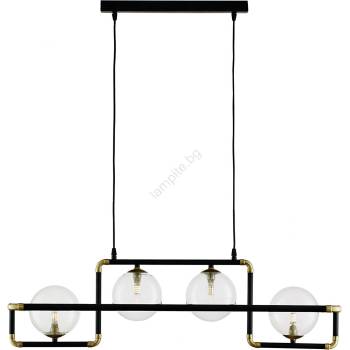 JUPITER 1982 - Пендел ZAFRA 4xG9/10W/230V черен (10701982)