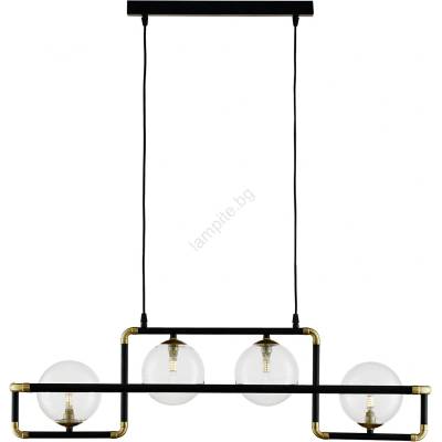 JUPITER 1982 - Пендел ZAFRA 4xG9/10W/230V черен (10701982)