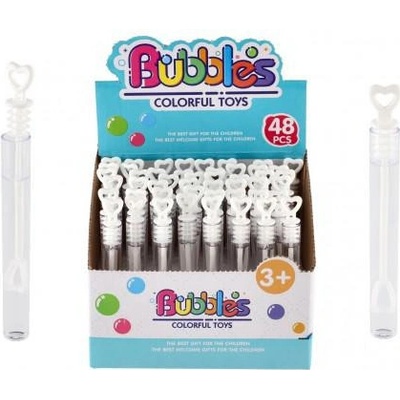 Teddies Bublifuk mini 5 ml biely svadobný