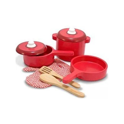 Melissa & Doug Дървен кухненски комплект за готвене, 12610 Melissa and Doug, 000772126106