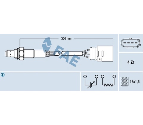 Lambda sonda FAE 77435
