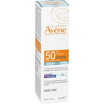 AVENE Fluid proti nedokonalostem pleti SPF50 40ml – Zboží Dáma