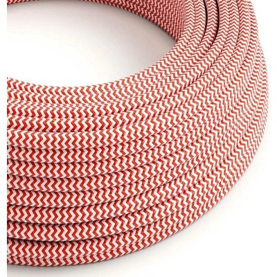 Crative Cables RZ09 červeno 3x0,75mm² bílý 1 m