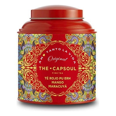 CapSoul PUERH PASSION sypaný černý čaj s mangem a maracujou 100 g