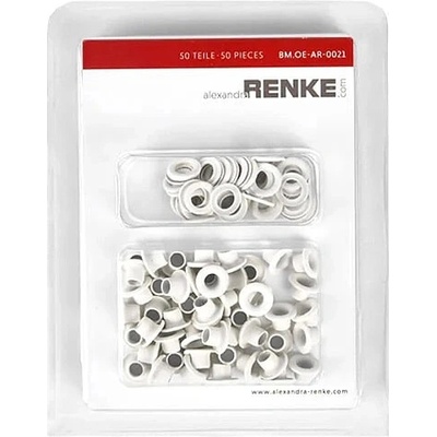 ALEXANDRA RENKE PRŮCHODKY SE ZAKONČENÍM - 8 mm / krémově bílá