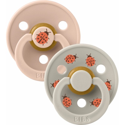 Bibs Studio Colour Ladybug cumlíky kaučuk 2ks Blush Mix