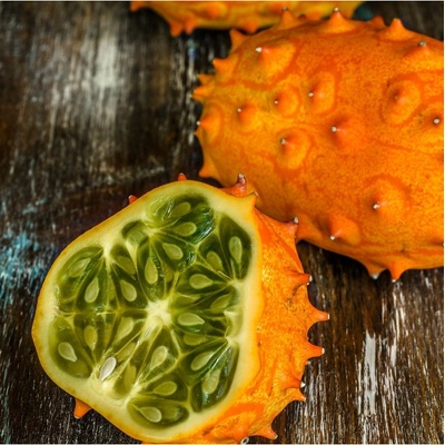 Africký meloun Kiwano Cucumis metuliferus semena kiwana 8 ks
