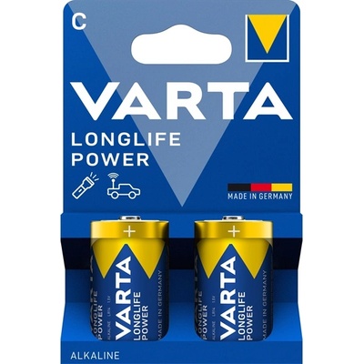 VARTA 4914121422 Longlife Power C (LR14) бебешки батерии 2бр/опаковка (без пластмасова опаковка) (4914121422)