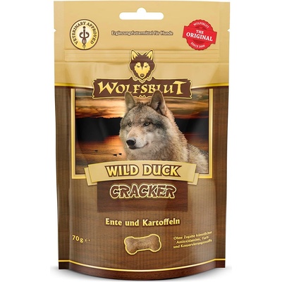 Wolfsblut Дивечова патица Крекер 70 г