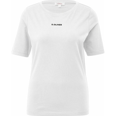 s.Oliver Dámske tričko RL T-SHIRT NOOS biela čierna