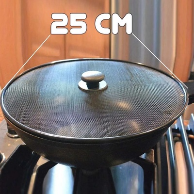 25 см мрежест капак за тиган против пръски (36770)