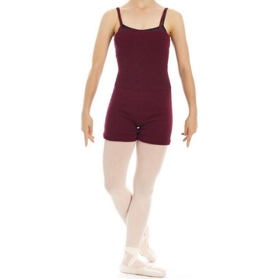 Intermezzo Skinlegshort krátky overal na tenké ramienka 4587 vínový