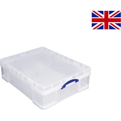 Really Useful box transparentní 70l s víkem