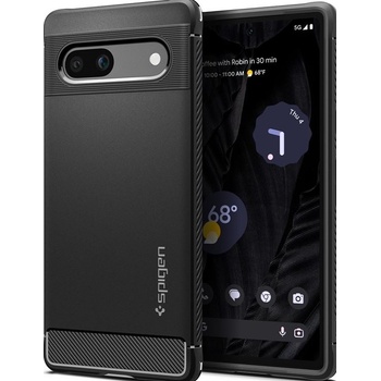 Image 1 of Spigen Калъф Spigen - Rugged Armor, Pixel 7a, черен (8809896742030)