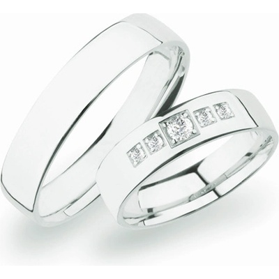 SP-273-Ag Stříbrné snubní prsteny